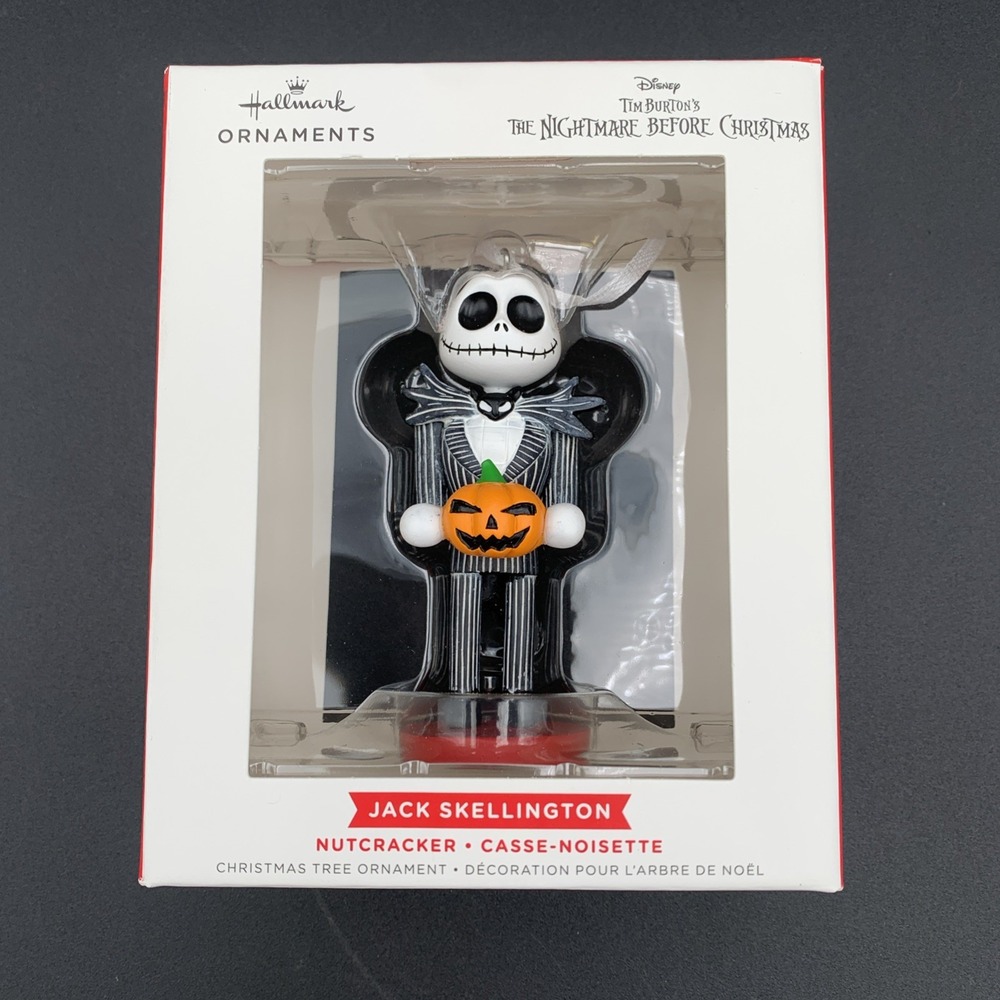 Hallmark Jack Skellington Nutcracker Disney NIghtmare‎ Before Christmas Ornament